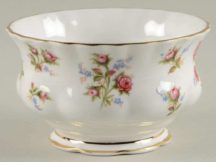 Winsome (White Background) Mini Open Sugar Bowl by Royal Albert-1