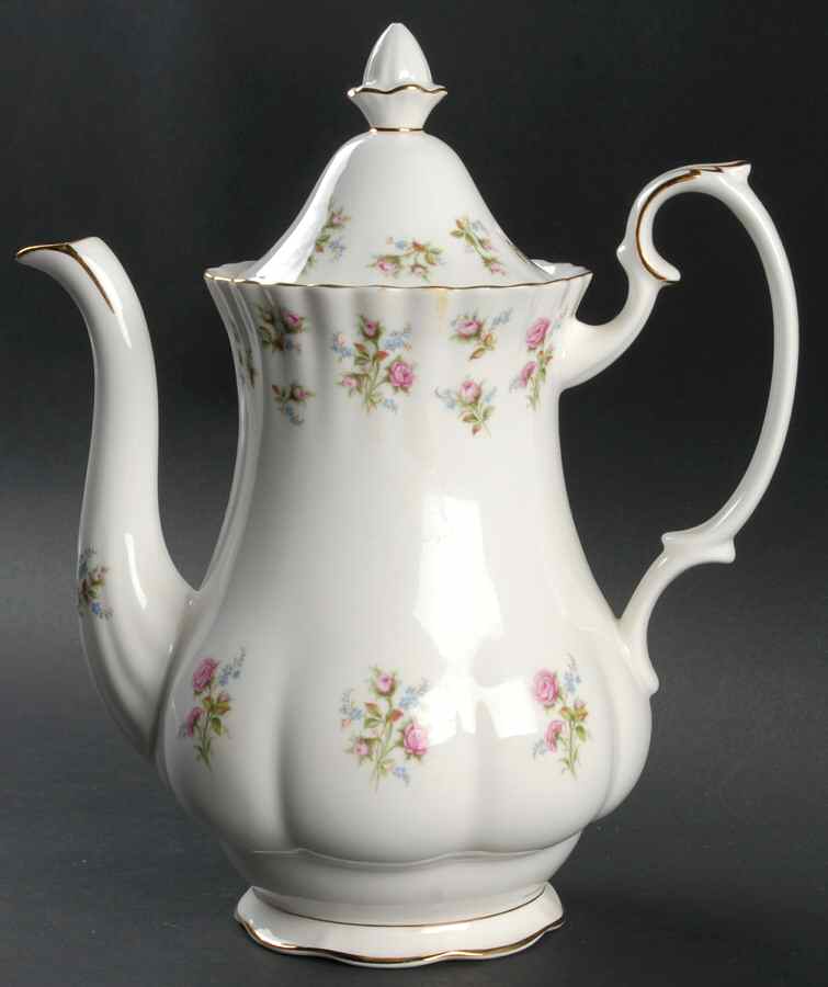 Winsome (White Background) Coffee Pot & Lid by Royal Albert-1