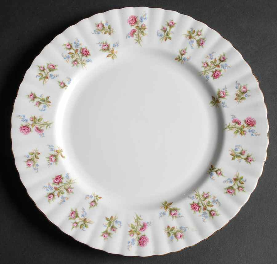 Winsome (White Background) Luncheon Plate by Royal Albert-1