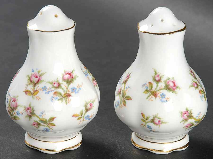 Winsome (White Background) Salt & Pepper Set by Royal Albert-1
