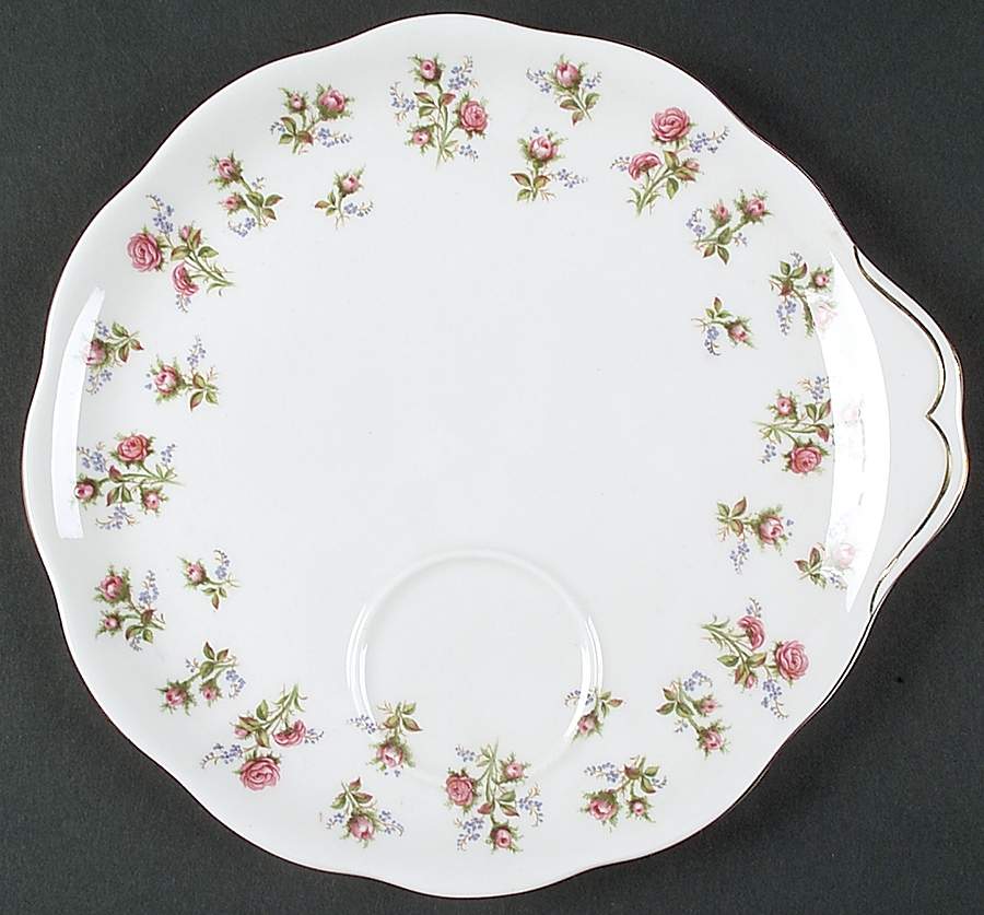 Winsome (White Background) Snack Plate by Royal Albert-1