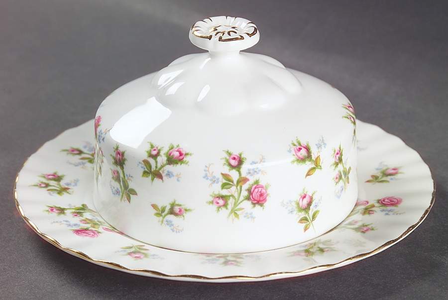 Winsome (White Background) Round Covered Butter by Royal Albert-1