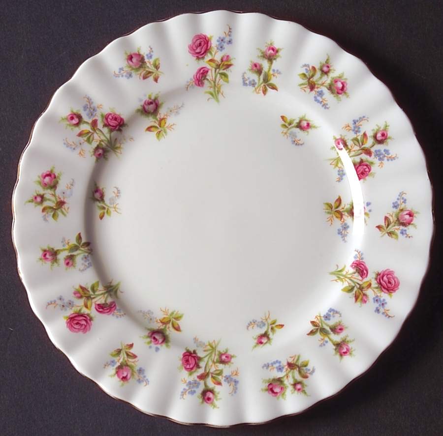Winsome (White Background) Bread & Butter Plate by Royal Albert-1