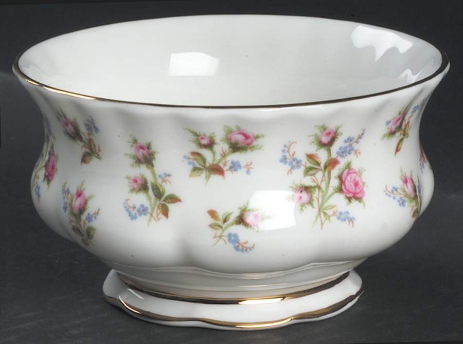 Winsome (White Background) Open Sugar Bowl by Royal Albert-1