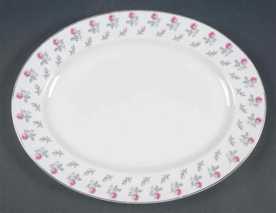Winsome 12" Oval Serving Platter by Royal Albert-1
