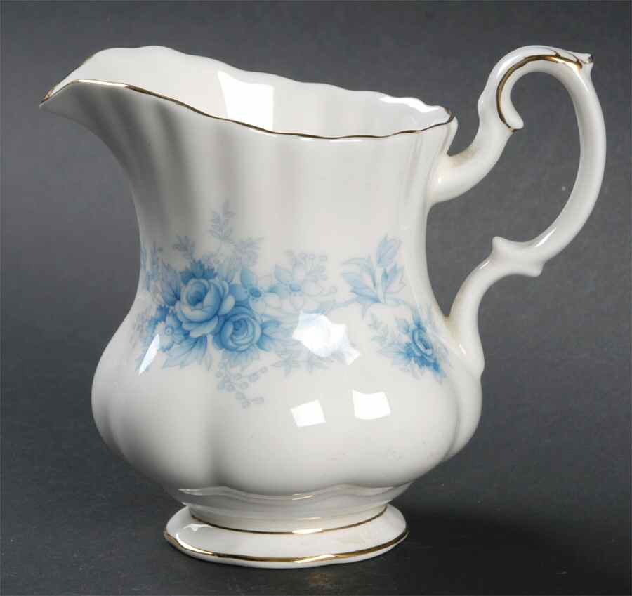 Windsor Rose Blue Creamer by Royal Albert-1