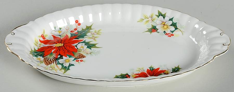 Yuletide (Fluted and Ribbed) Tray for Creamer & Sugar with Lid by Royal Albert-1