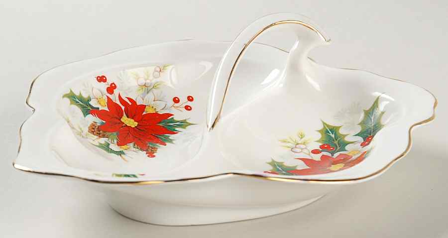 Yuletide (Fluted and Ribbed) 2-Part Relish by Royal Albert-1