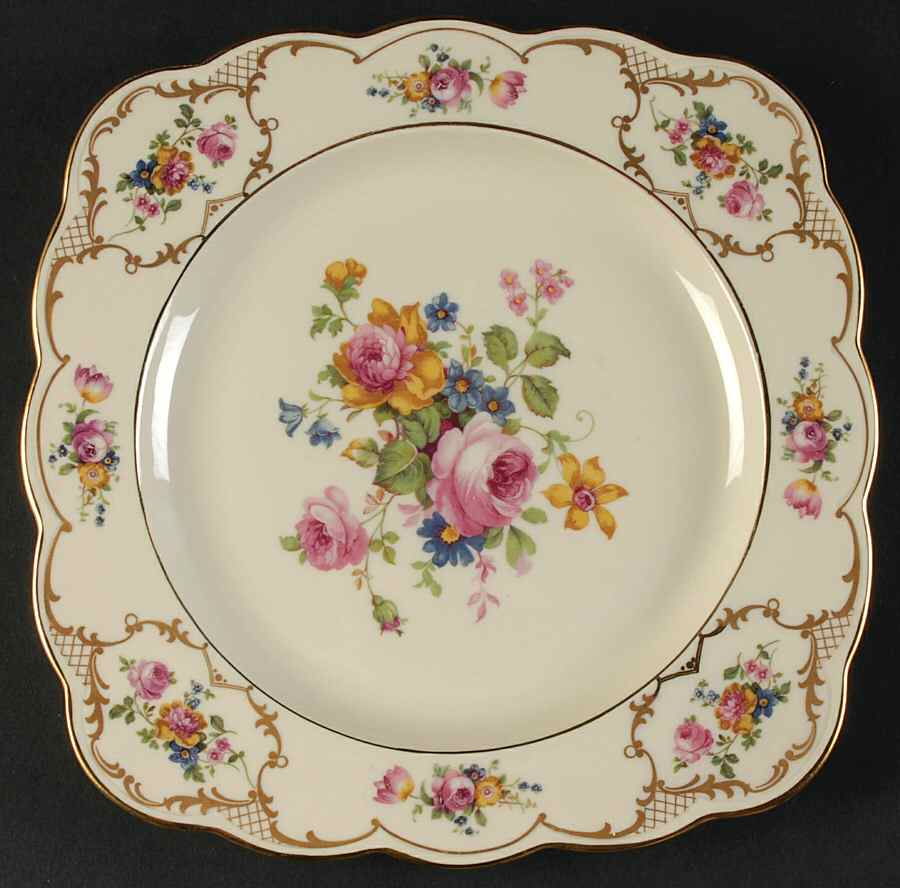 ROB173 Square Luncheon Plate by Royal Bayreuth-1