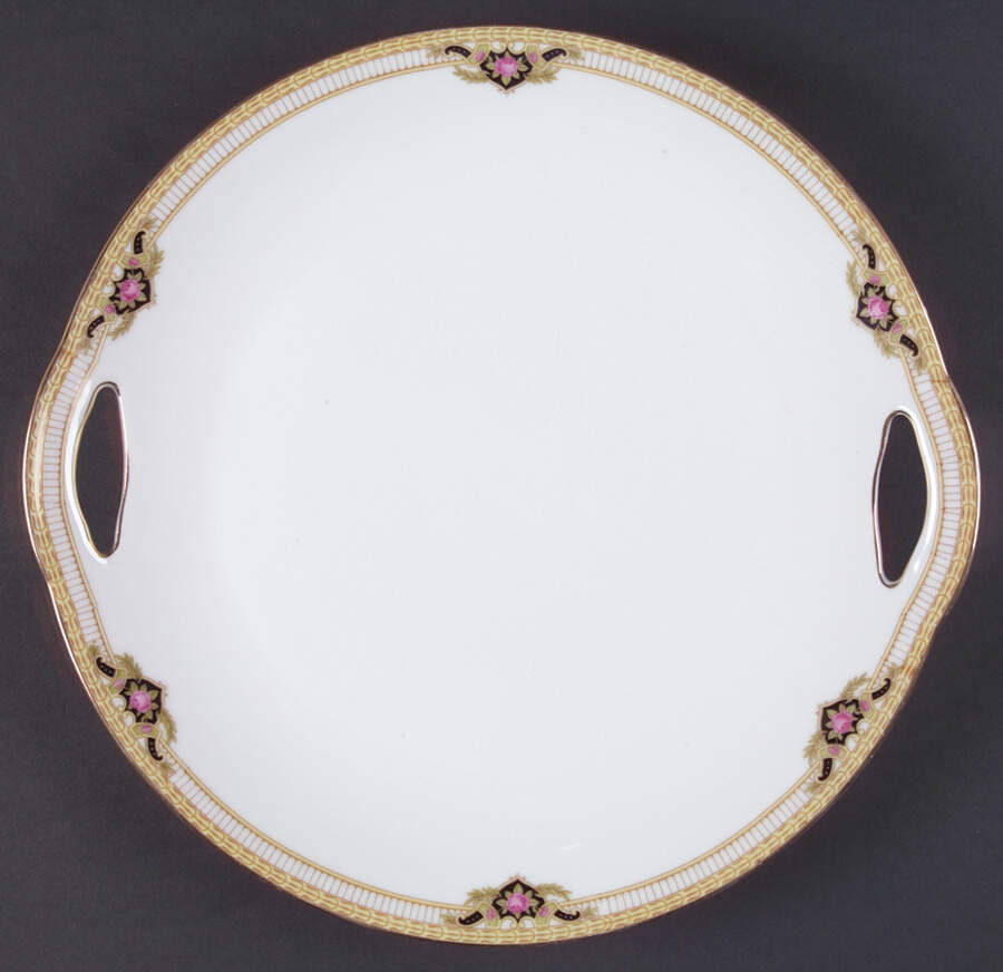 Belmont Handled Cake Plate by Royal Bayreuth-1