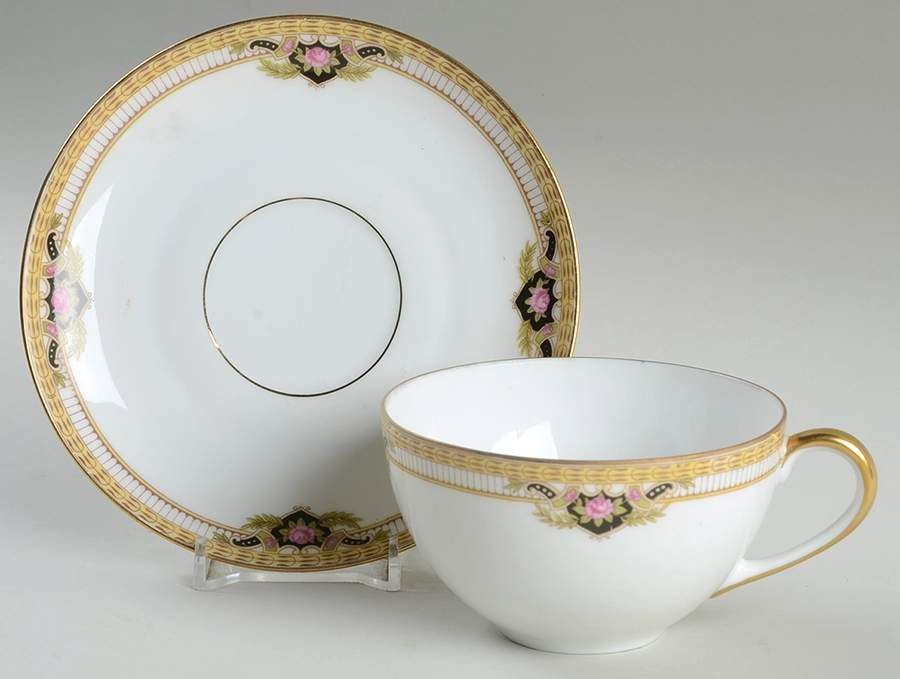 Belmont Flat Cup & Saucer Set by Royal Bayreuth-1