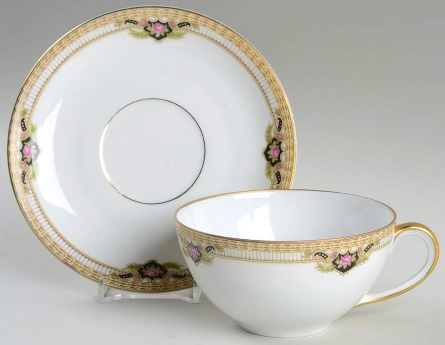 Belmont Flat Cup & Saucer Set by Royal Bayreuth-1