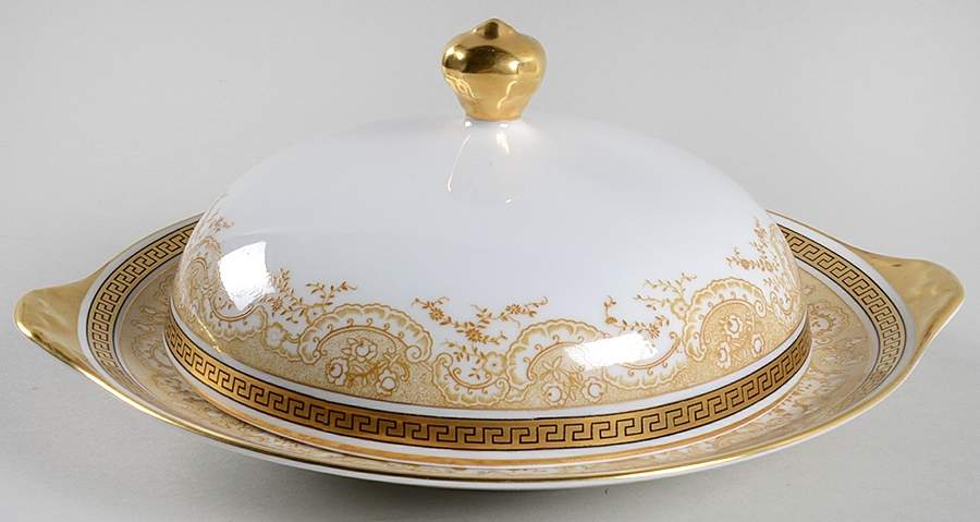 Chantilly Round Covered Butter by Royal Bayreuth-1
