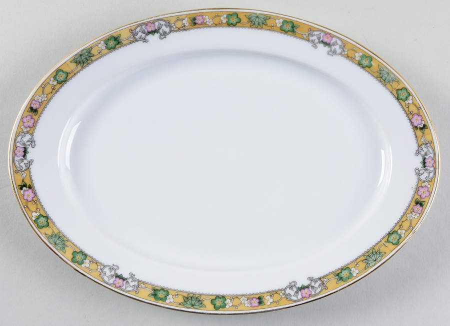 The Dover 10" Oval Serving Platter by Royal Bayreuth-1
