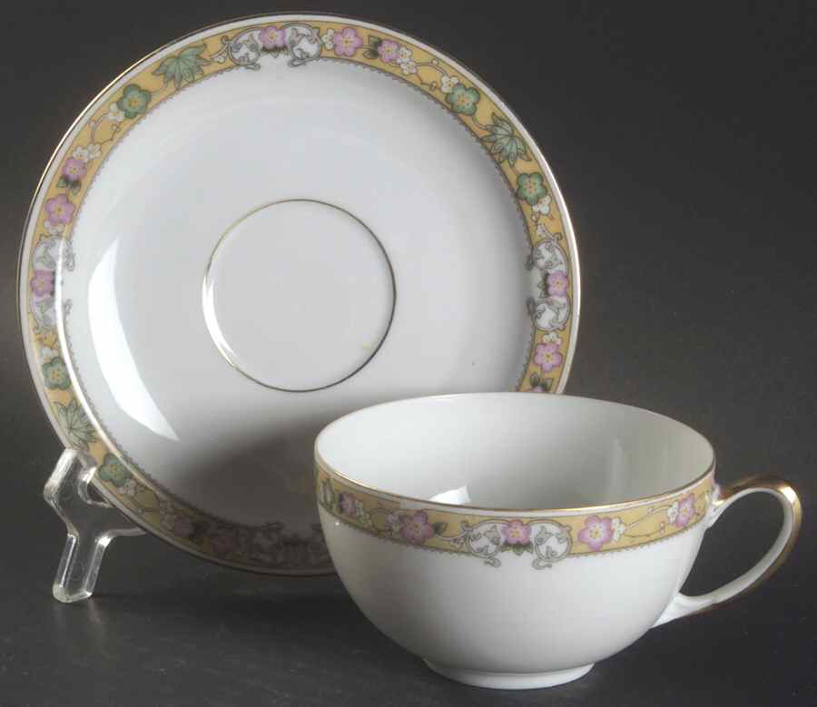 The Dover Flat Cup & Saucer Set by Royal Bayreuth-1