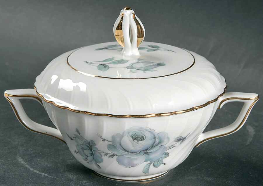 First Love Sugar Bowl & Lid by Royal Bayreuth-1