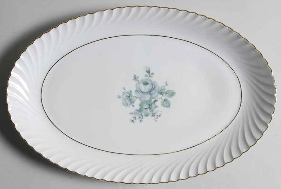 First Love 13" Oval Serving Platter by Royal Bayreuth-1