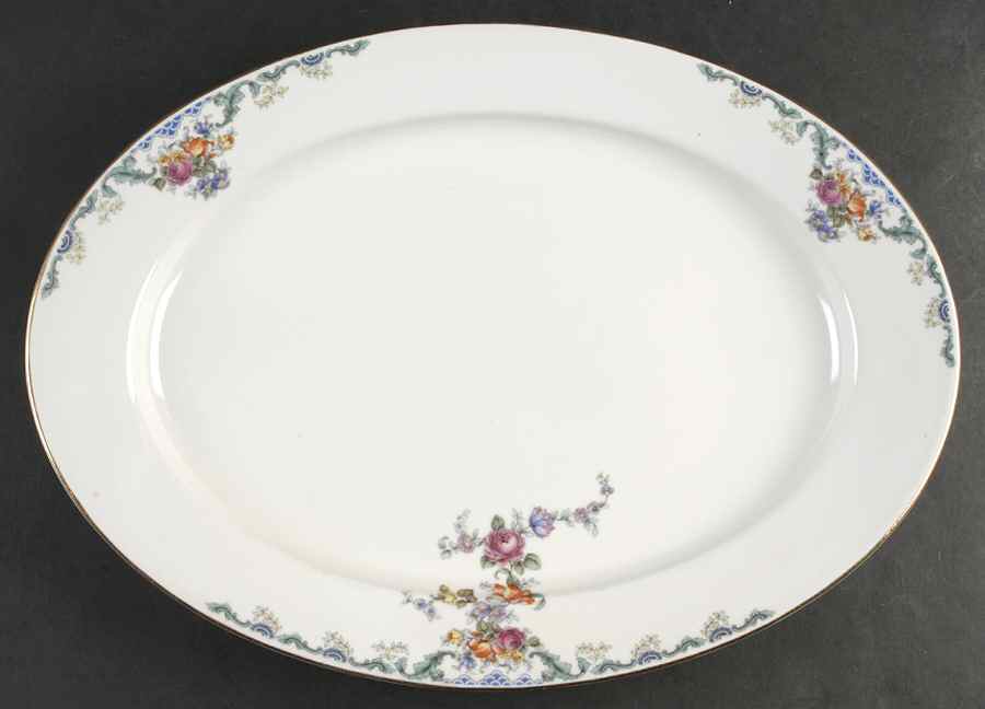 Franklin 16" Oval Serving Platter by Royal Bayreuth-1