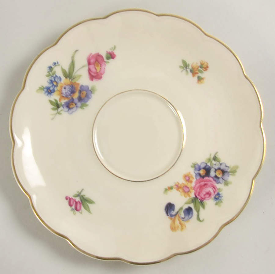 Garden Flowers Saucer for Cream Soup Bowl by Royal Bayreuth-1