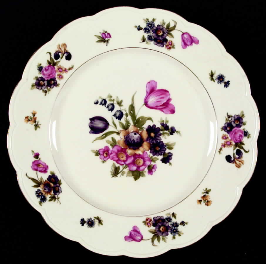 Garden Flowers Dinner Plate by Royal Bayreuth-1