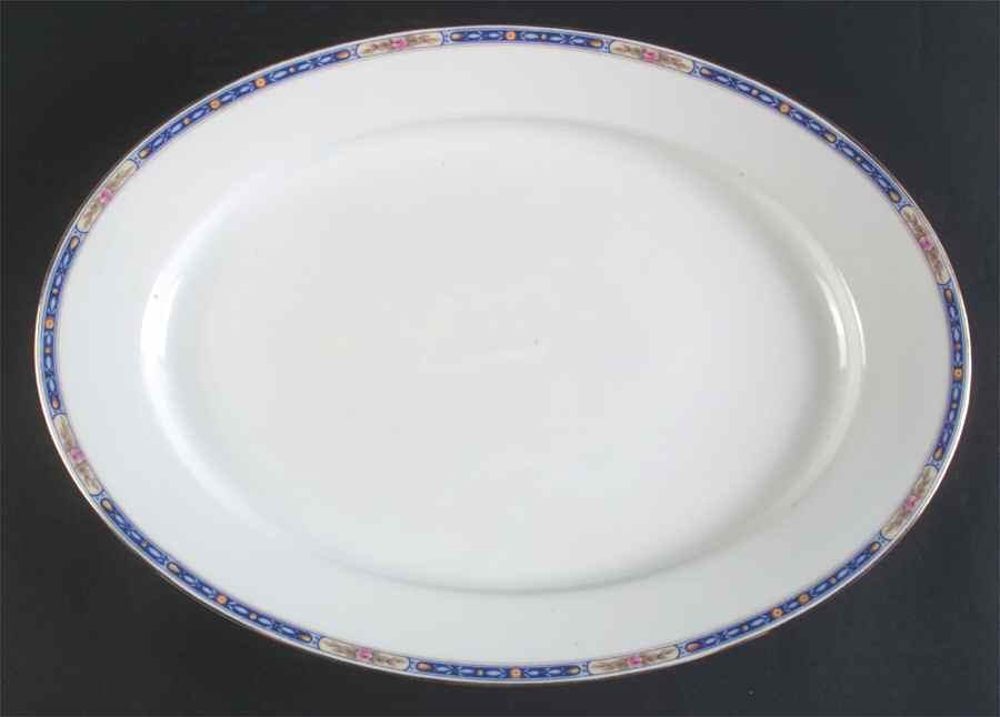 The Kempton 16" Oval Serving Platter by Royal Bayreuth-1