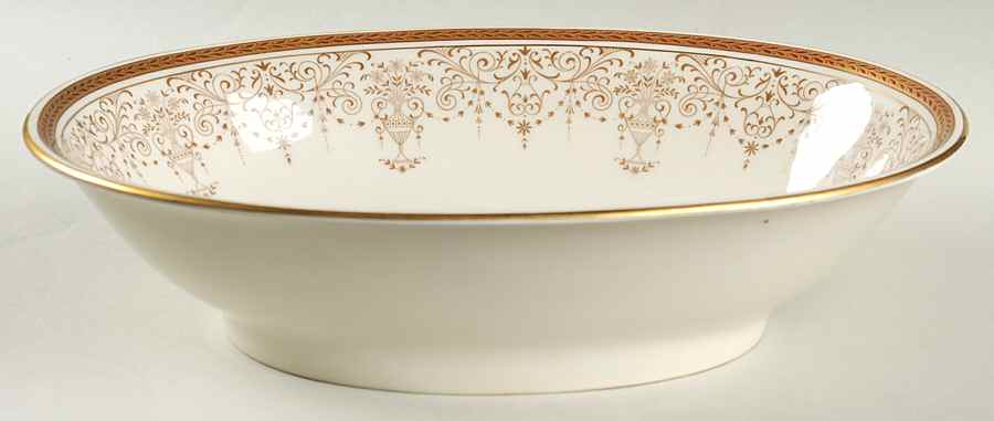 The Lady Hamilton 9" Oval Vegetable Bowl by Royal Bayreuth-1