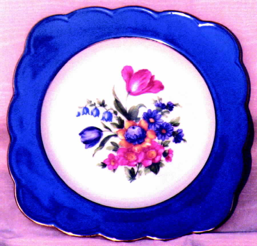 ROB107 Square Luncheon Plate by Royal Bayreuth-1