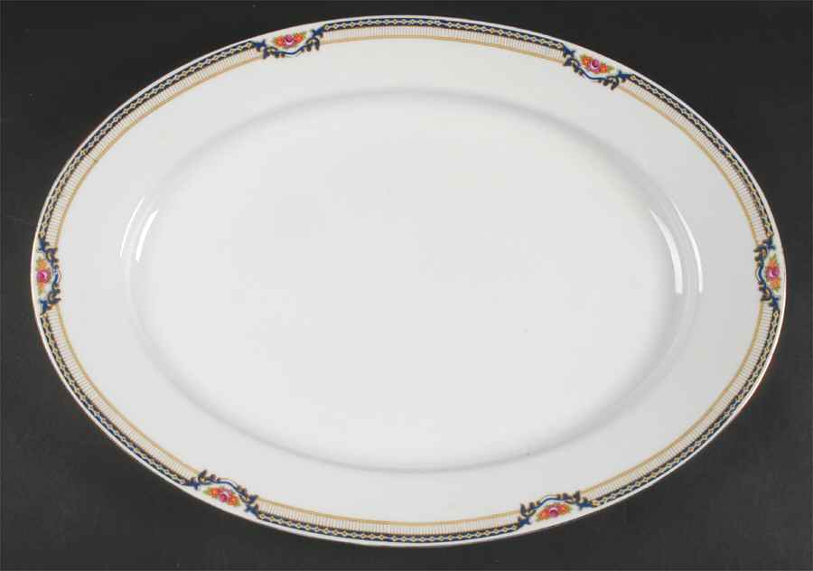 ROB14 17" Oval Serving Platter by Royal Bayreuth-1