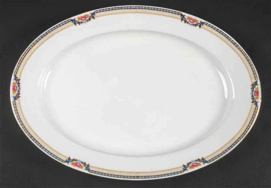 ROB14 14" Oval Serving Platter by Royal Bayreuth-1