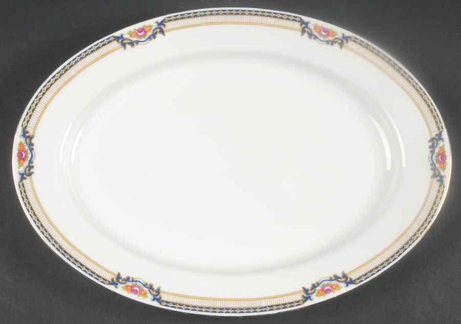 ROB14 11" Oval Serving Platter by Royal Bayreuth-1