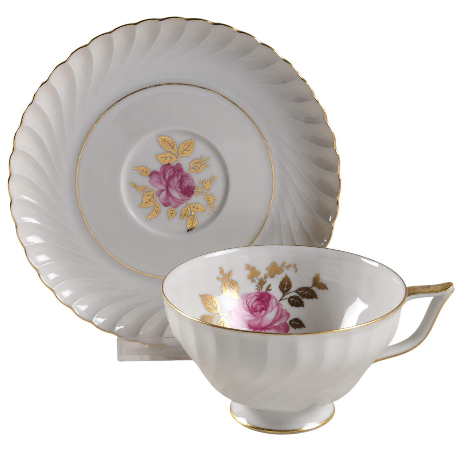 ROB18 Footed Cup & Saucer Set by Royal Bayreuth-1