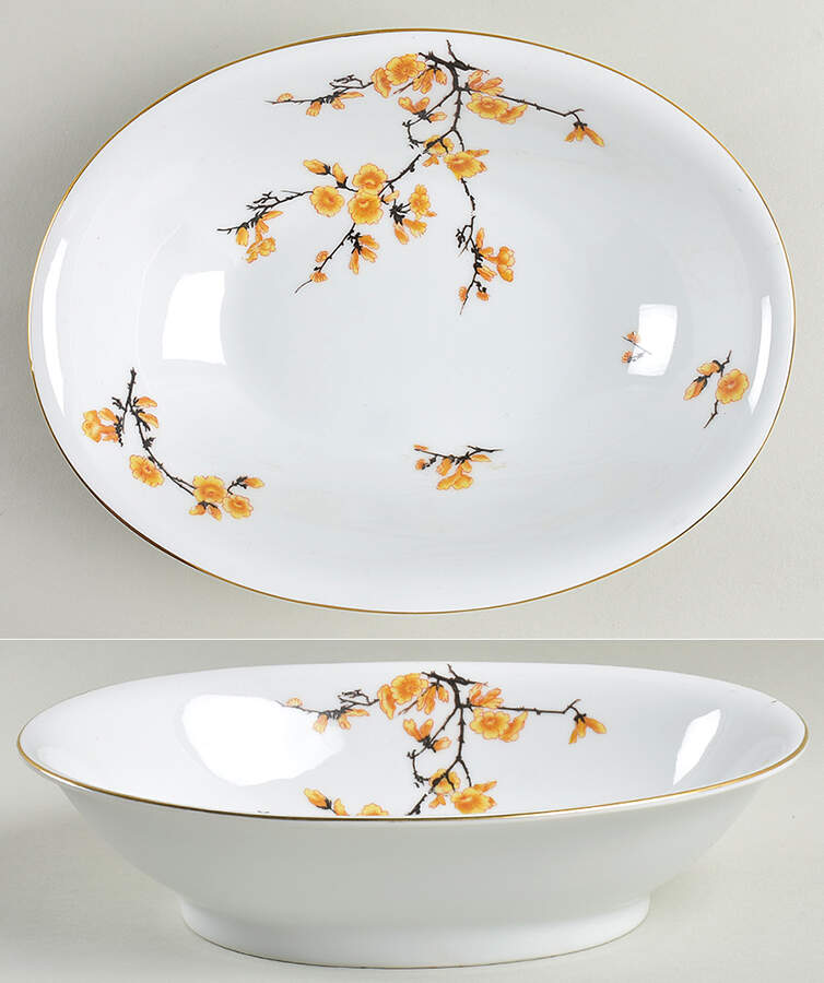 ROB19 9" Oval Vegetable Bowl by Royal Bayreuth-1