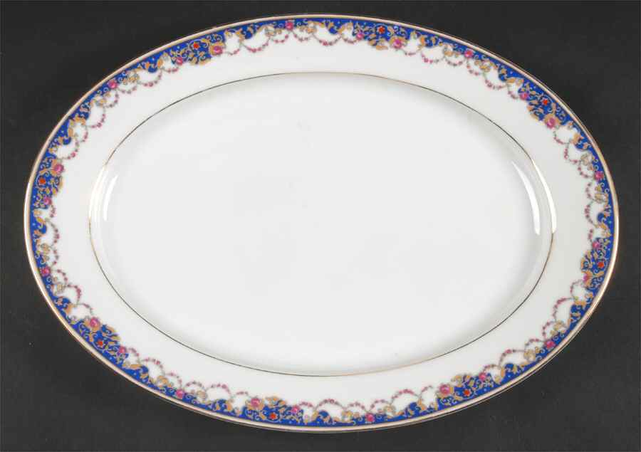 ROB2 14" Oval Serving Platter by Royal Bayreuth-1