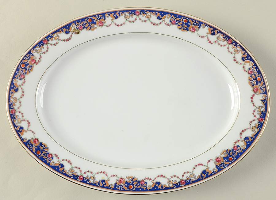ROB2 11" Oval Serving Platter by Royal Bayreuth-1