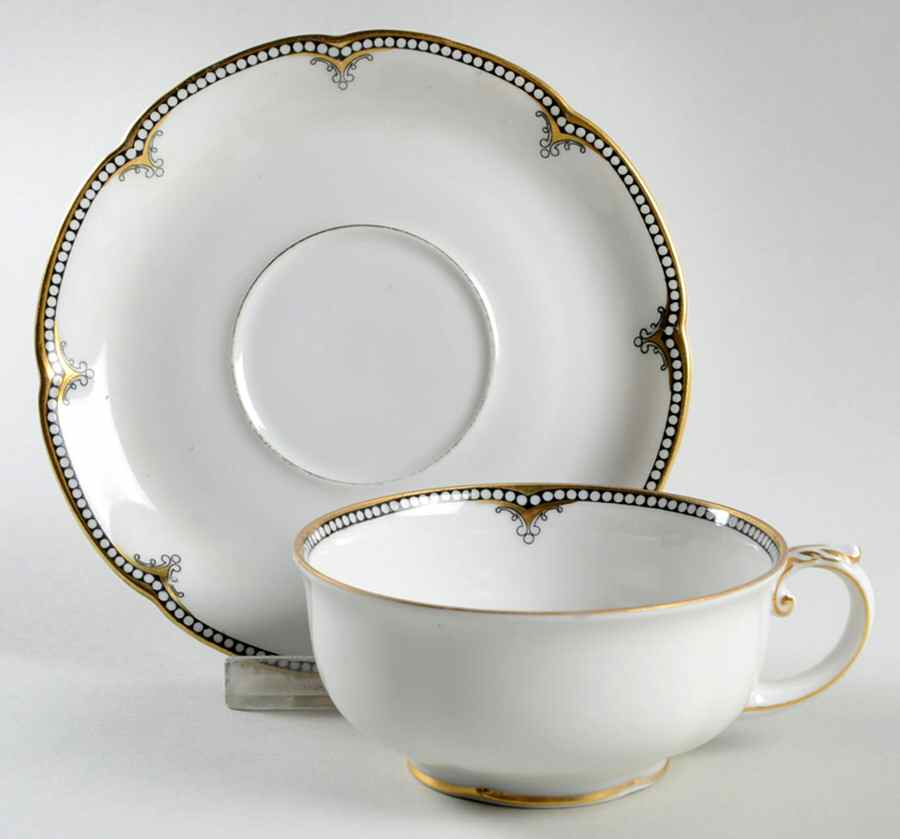 ROB34 Footed Cup & Saucer Set by Royal Bayreuth-1