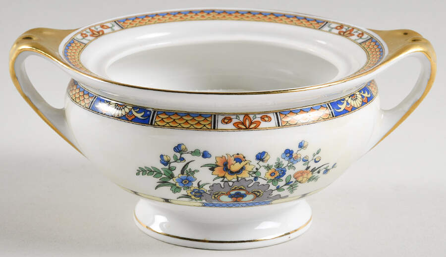 ROB59 Sugar Bowl No Lid by Royal Bayreuth-1