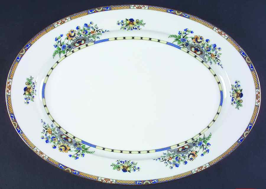 ROB59 16" Oval Serving Platter by Royal Bayreuth-1