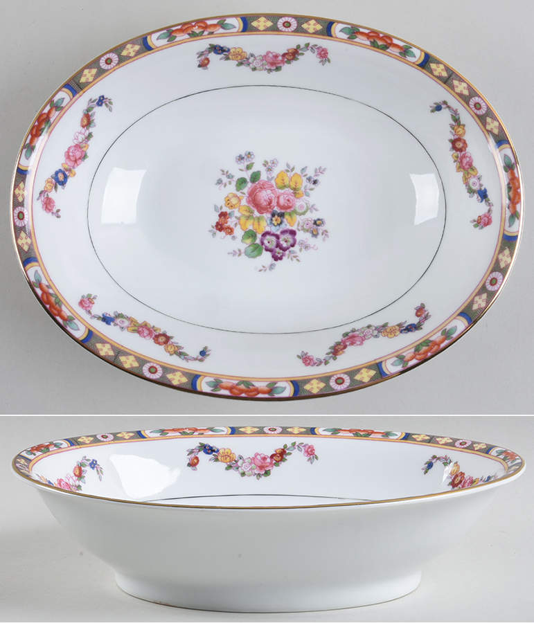 ROB83 9" Oval Vegetable Bowl by Royal Bayreuth-1
