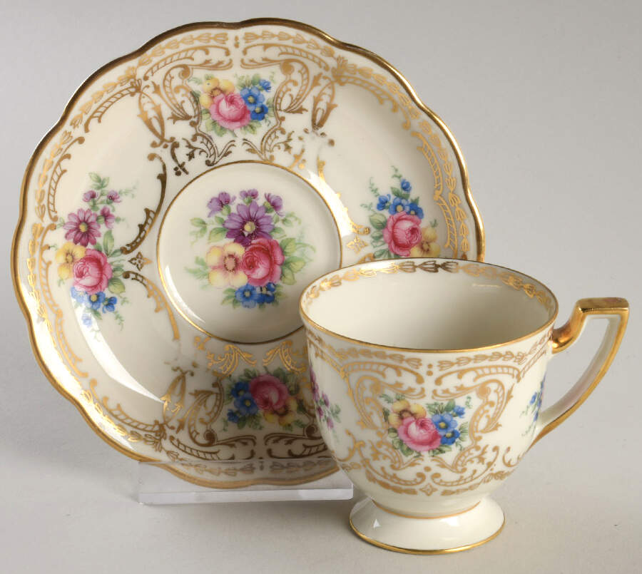 ROB96 Demitasse Cup & Saucer Set by Royal Bayreuth-1