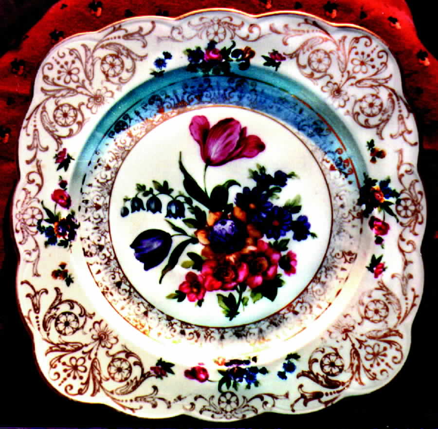 ROB97 Square Luncheon Plate by Royal Bayreuth-1