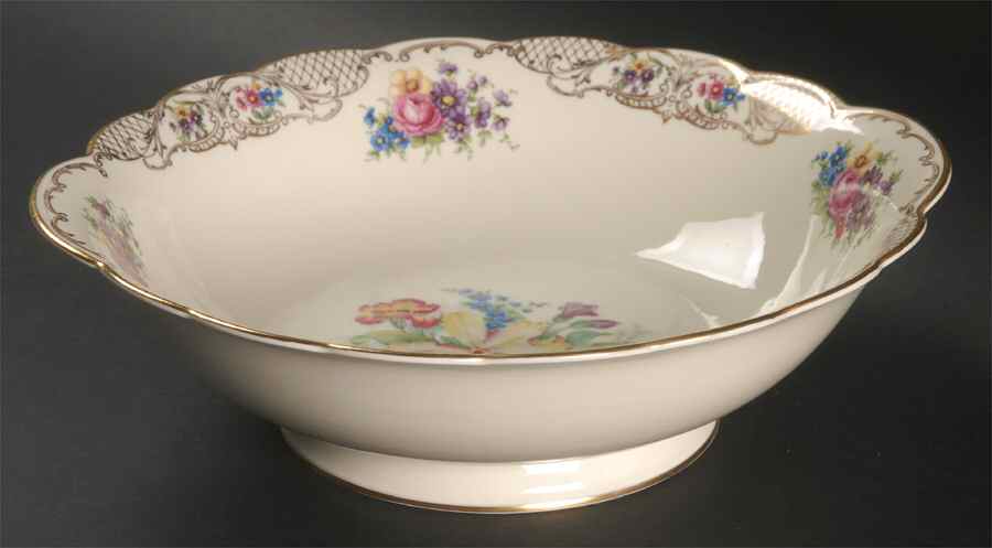 The Rosalie 10" Round Vegetable Bowl by Royal Bayreuth-1