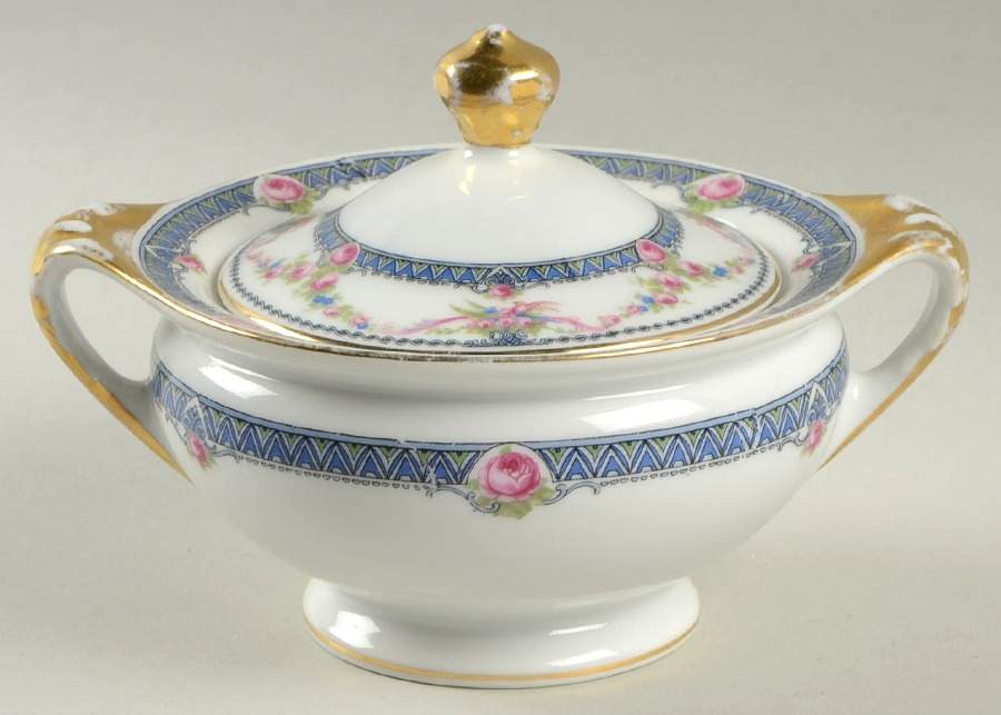 Rosemont Sugar Bowl & Lid by Royal Bayreuth-1