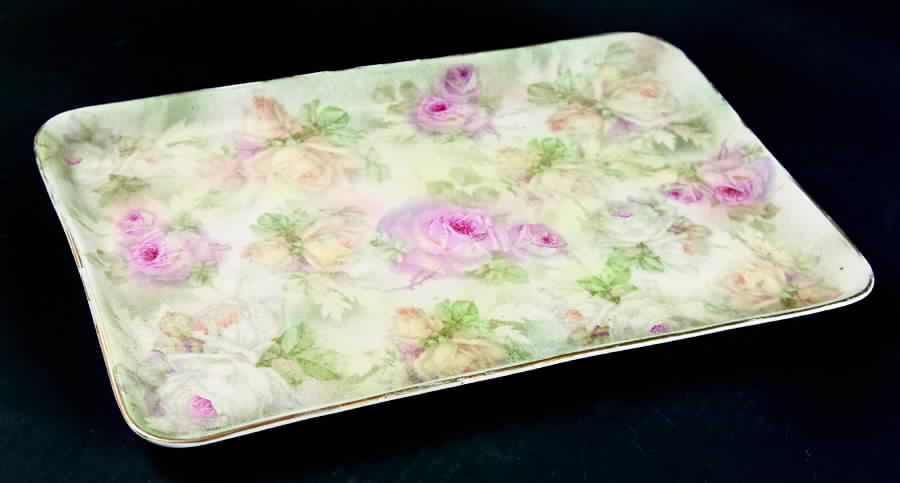 Rose Tapestry Dresser Tray by Royal Bayreuth-1