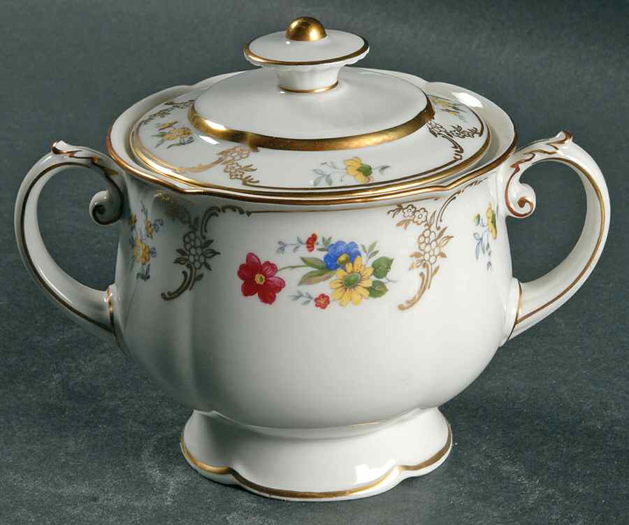 Savannah Sugar Bowl & Lid by Royal Bayreuth-1