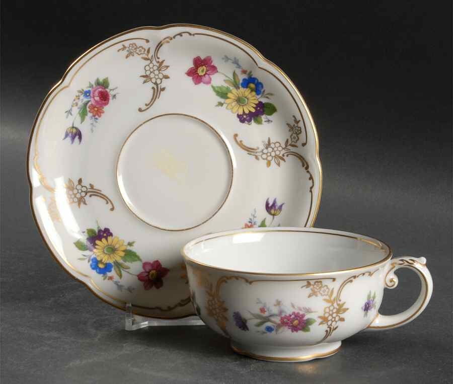 Savannah Footed Cup & Saucer Set by Royal Bayreuth-1