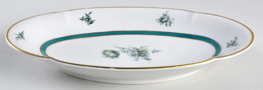 Teal Tulip Relish by Royal Bayreuth-1