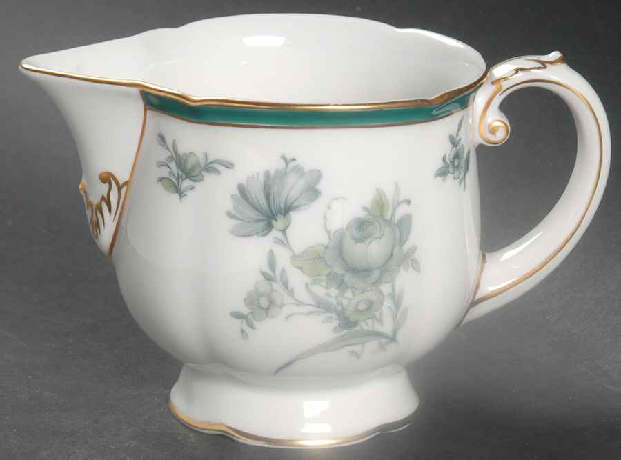 Teal Tulip Creamer by Royal Bayreuth-1