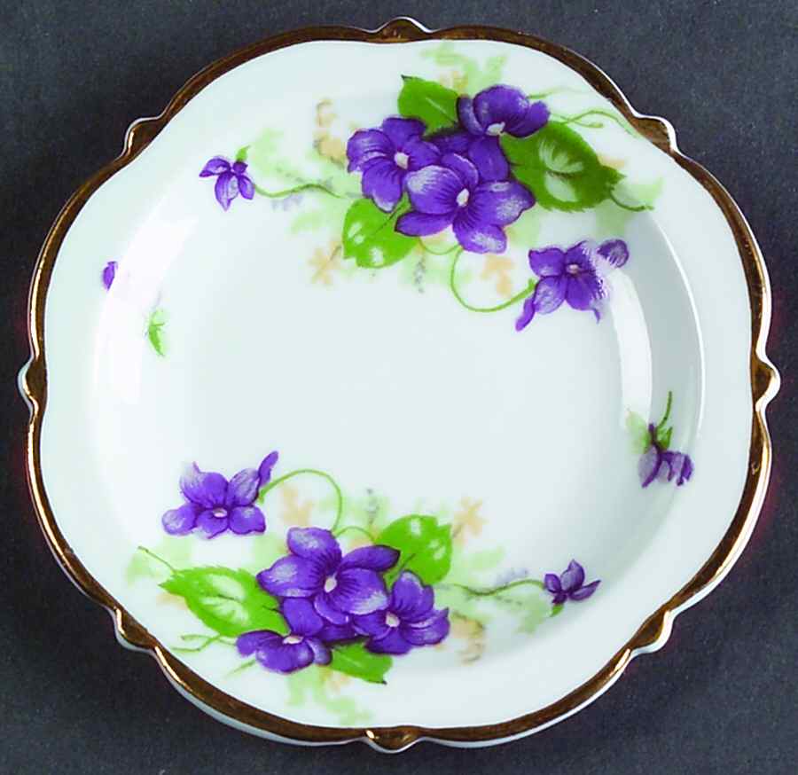 Violet Butter Pat by Royal Bayreuth-1