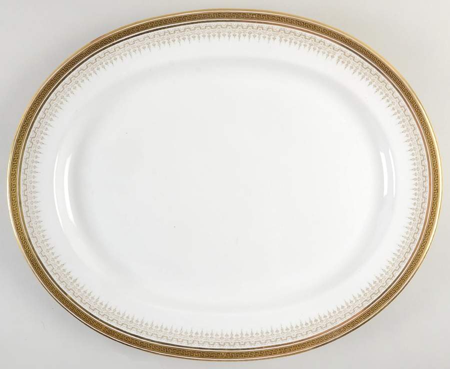 H1640 18" Fish Platter by Royal Cauldon-1
