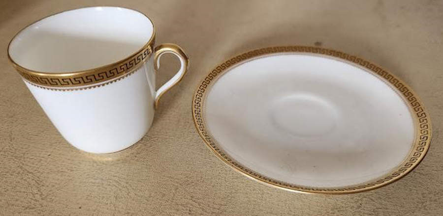 8531 Flat Demitasse Cup & Saucer Set by Royal Cauldon-1